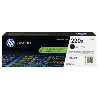 HP 220X High Capacity Black Toner Cartridge (7,500 Pages) W2200X