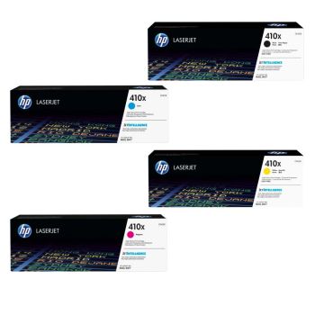 HP 410X CMYK High Yield Toner Cartridge Multipack (Save £7.50)