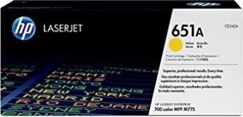HP CE342A No.651A Yellow Toner Cartridge (13,500 pages*)
