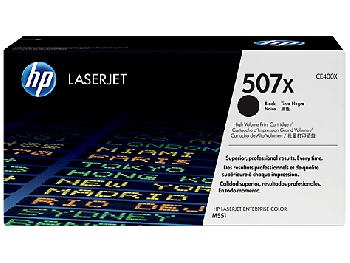 HP CE400X High Yield 507X Black Toner Cartridge (11,000 pages*)