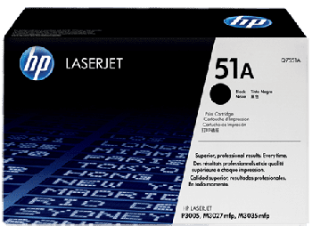 HP Q7551A Black Toner Cartridge (6,500 pages)