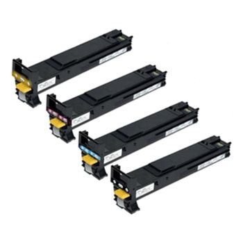Konica Minolta PB-KMMC4650VAL High Yield CMYK Toner Cartridge Pack (Save 