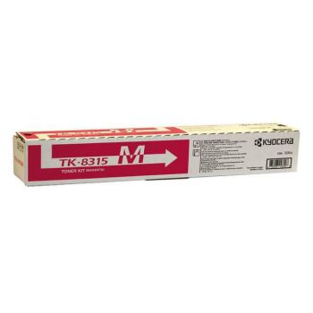 Kyocera 1T02MVBNL0 TK-8315M Magenta Toner Cartridge (6,000 pages*)