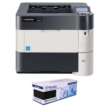 Kyocera ECOSYS P3055dn A4 Mono Laser Printer + Compatible Black Toner - DISCONTINUED