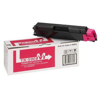 Kyocera TK-590M Magenta Toner Cartridge (5,000 pages*) 1T02KVBNL0