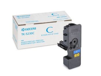 Kyocera 1T02R9CNL0 TK-5230C Cyan Toner Cartridge (2,200 Pages*)