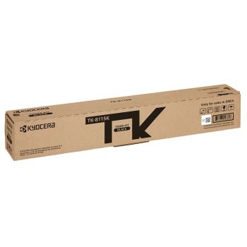Kyocera TK-8115K Black Toner Cartridge (12,000 Pages*) 1T02P30NL0