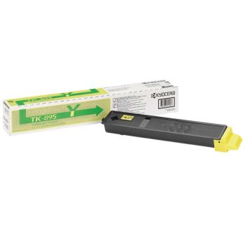 Kyocera TK-895Y Yellow Toner Cartridge (6,000 pages*) 1T02K0ANL0
