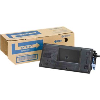 Kyocera TK-3160 Black Toner Cartridge (12,500 Pages*) 1T02T90NL0