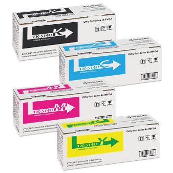 Kyocera TK-5140 CMYK Toner Cartridge Multipack (save £6)