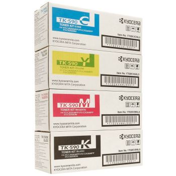 Kyocera PB-KTK590VAL TK-590 CMYK Ink Cartridge Pack (Save 