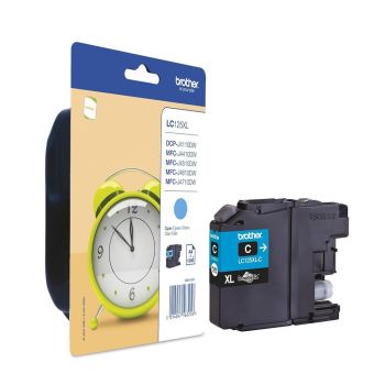 Brother LC125XLC Cyan High Yield Ink Cartridge (1,200 pages*)