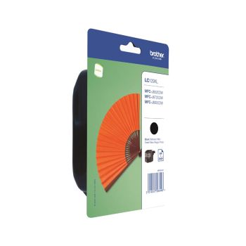 Brother LC-129XLBK Black Standard Yield Ink Cartridge (2,400 pages*)
