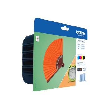Brother LC-129XLVALBP CMYK Ink Cartridge Multipack (K - 2,400 pages, CMY - 1,200 pages*)
