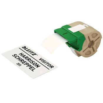 Leitz 70050001 White Continuous Card Stock Label Cartridge 57mm x 22m