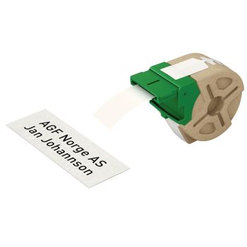 Leitz 70080001 White Continuous Card Stock Label Cartridge 31mm x 22m