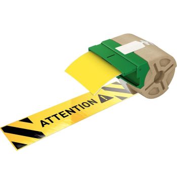 Leitz 70160015 Yellow Adhesive Plastic Label Cartridge 88mm x 10m