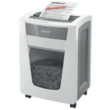 Leitz IQ Office Pro Cross-Cut Paper Shredder P-4 White 80061000