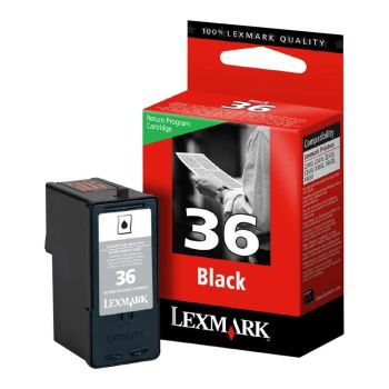 Lexmark 18C2130E No. 36 Black Ink Cartridge 018C2130E