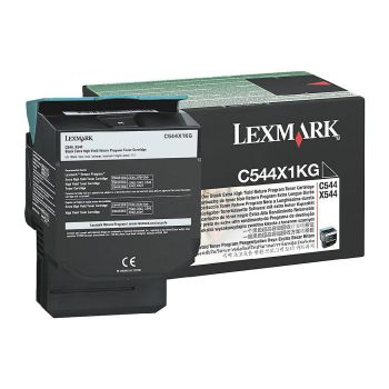 Lexmark C544X1KG Extra High Yield Black Return Program Toner Cartridge (6,000 pages*) 0C544X1KG