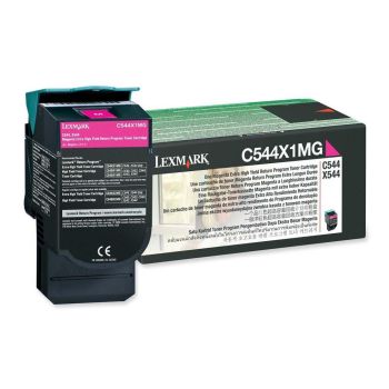 Lexmark C544X1MG Extra High Yield Magenta Return Program Toner Cartridge (4,000 pages*) 0C544X1MG