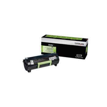 Lexmark 51F2H00 High Yield Black Return Program Toner Cartridge (5,000 pages*)