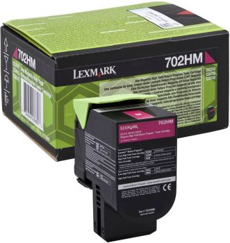Lexmark 70C2HM0 High Yield Magenta Return Program Toner Cartridge (3,000 pages*)