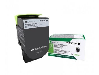 Lexmark 71B20K0 Black Return Programme Toner Cartridge (3,000 Pages*)