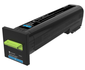Lexmark 72K20C0 Cyan Toner Cartridge (8,000 Pages*)