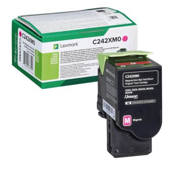 Lexmark Magenta Extra High Yield Return Program Toner Cartridge (3,500 Pages) C242XM0
