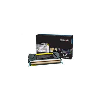 Lexmark C748H2YG High Yield Yellow Toner Cartridge (10,000 pages*)