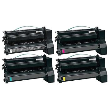 Lexmark PB-LEXC782VAL Extra High Yield CMYK Return Program Toner Cartridges (save 