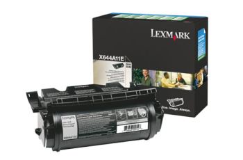 Lexmark X644A11E Black Return Program Print Cartridge (10,000 pages*) 0X644A11E