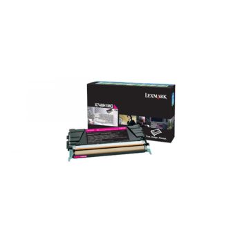 Lexmark X748H1MG High Yield Magenta Return Program Toner Cartridge (10,000 pages*)