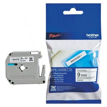Brother MK221BZ 9mm Black on White Tape (non-metalic)