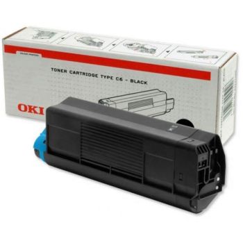 Oki 42127408 Black Toner Type C6 (5,000 pages*)