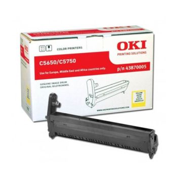 Oki 43870005 Yellow Image Drum (20,000 pages*)