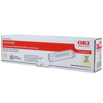 Oki 44059105 Yellow Toner Cartridge (8,000 pages*)