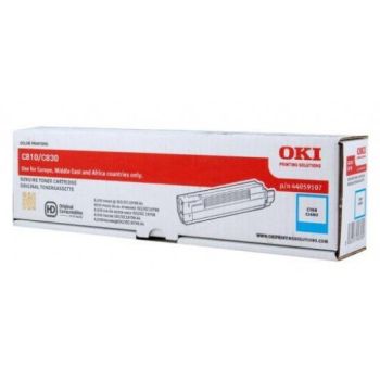 Oki 44059107 Cyan Toner Cartridge (8,000 pages*)