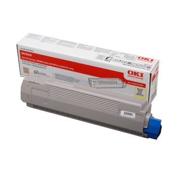 Oki 44059209 Yellow Toner Cartridge (10,000 pages*)