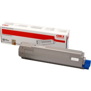 Oki 44643003 Cyan Toner Cartridge (7,300 pages*)