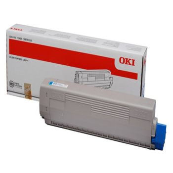 Oki 44844507 Cyan Toner Cartridge (10,000 pages*)
