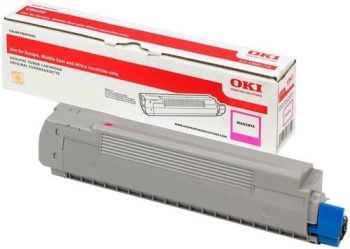 Oki 46443102 Magenta High Yield Toner Cartridge (10,000 pages*)