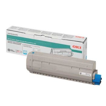 Oki Cyan Toner Cartridge (10,000 Pages*) 45862821