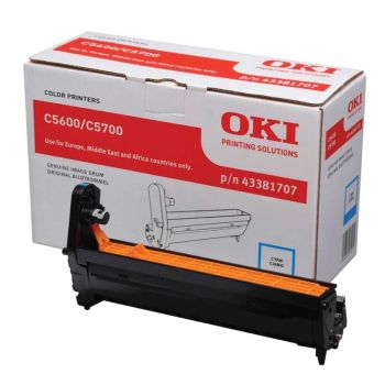Oki 43381707 Cyan Drum C5657 (20,000 pages)