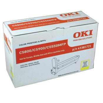 Oki 43381721 Yellow Drum C5859 (20,000 pages*)