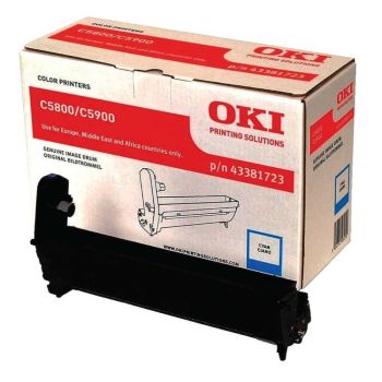 Oki 43381723 Cyan Drum C5859 (20,000 pages*)