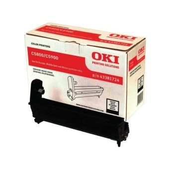 Oki 43381724 Black Drum C5859 (20,000 pages*)