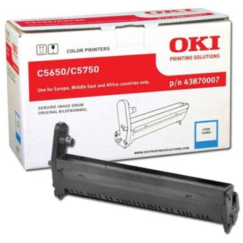 Oki 43870007 Cyan Image Drum (20,000 pages*)
