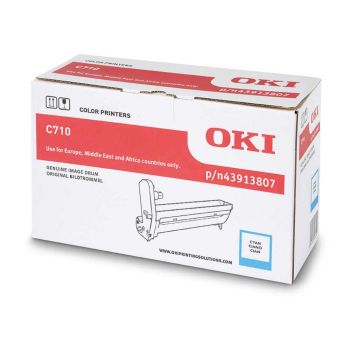 Oki 43913807 Cyan Drum (15,000 pages*)